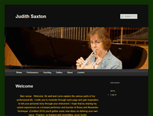 Tablet Screenshot of judithsaxton.com